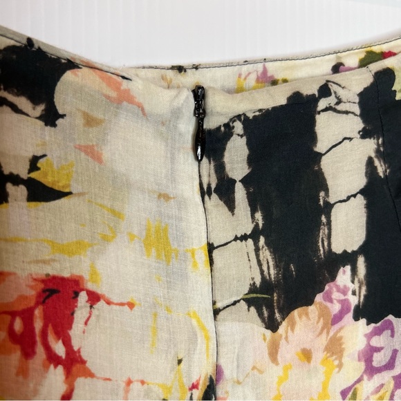 Vintage STEVE BARRAZA 100% Cotton Bohemian Asymmetric Midi Skirt. Size XS - Picture 6 of 10